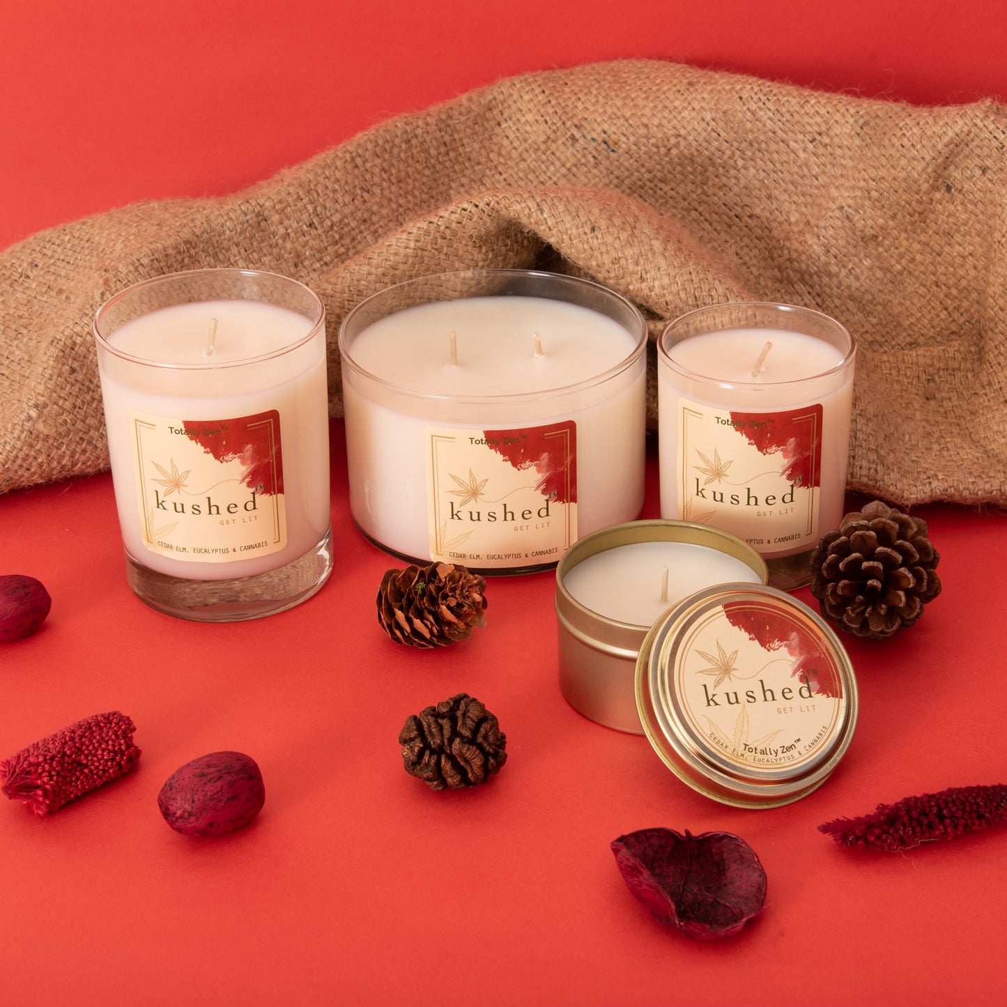 Totally Zen Kushed Candles