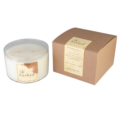 Cream Caramel Kushed Candles