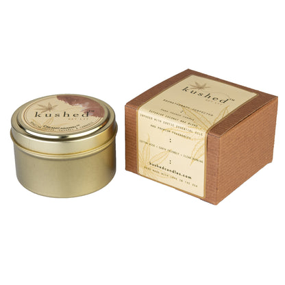 Cream Caramel Kushed Candles