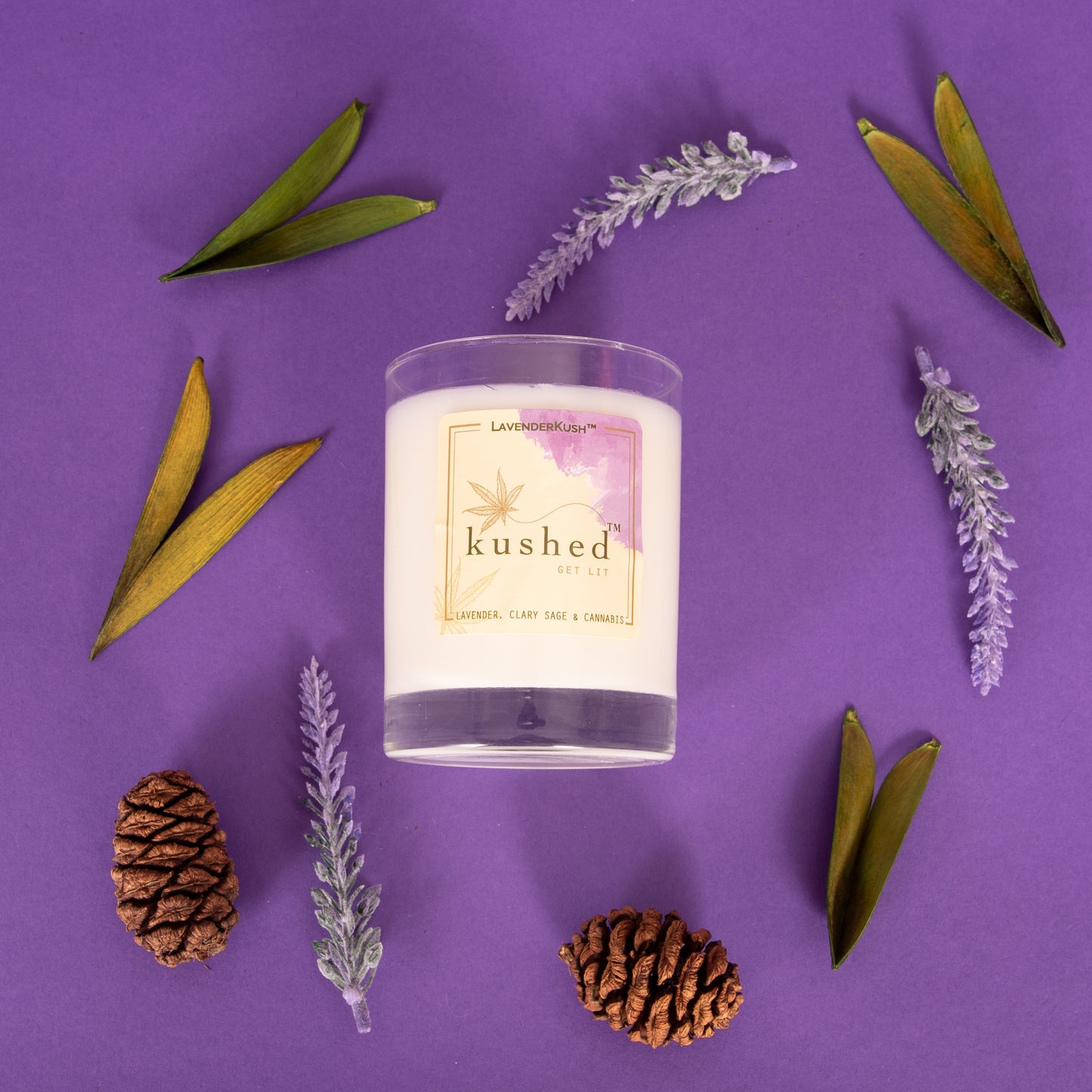 Lavender Kush Kushed Candles