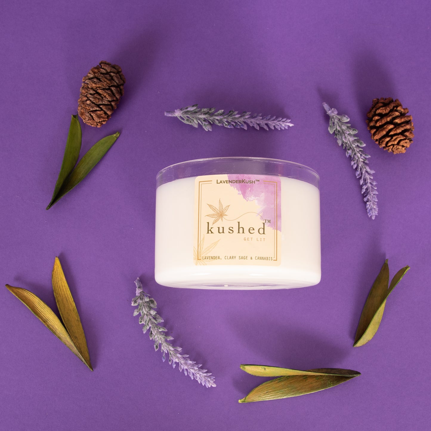Lavender Kush Kushed Candles