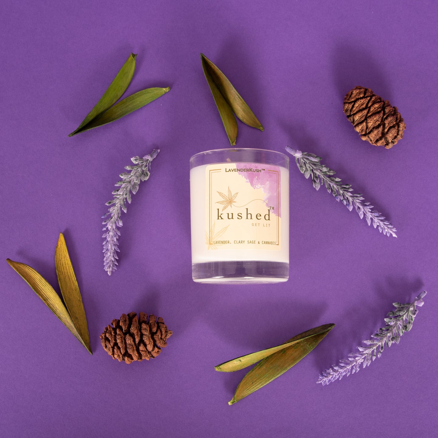 Lavender Kush Kushed Candles