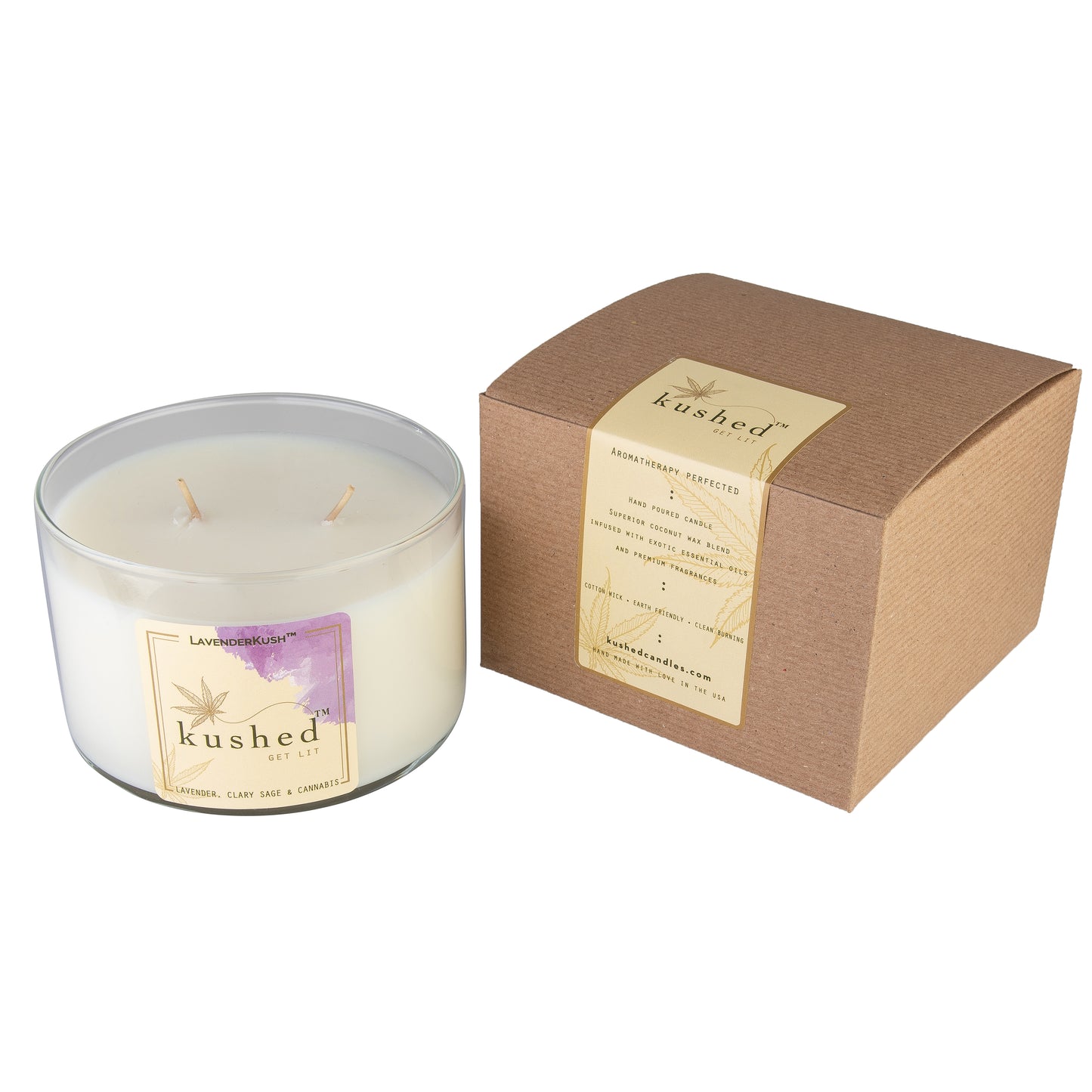 Lavender Kush Kushed Candles