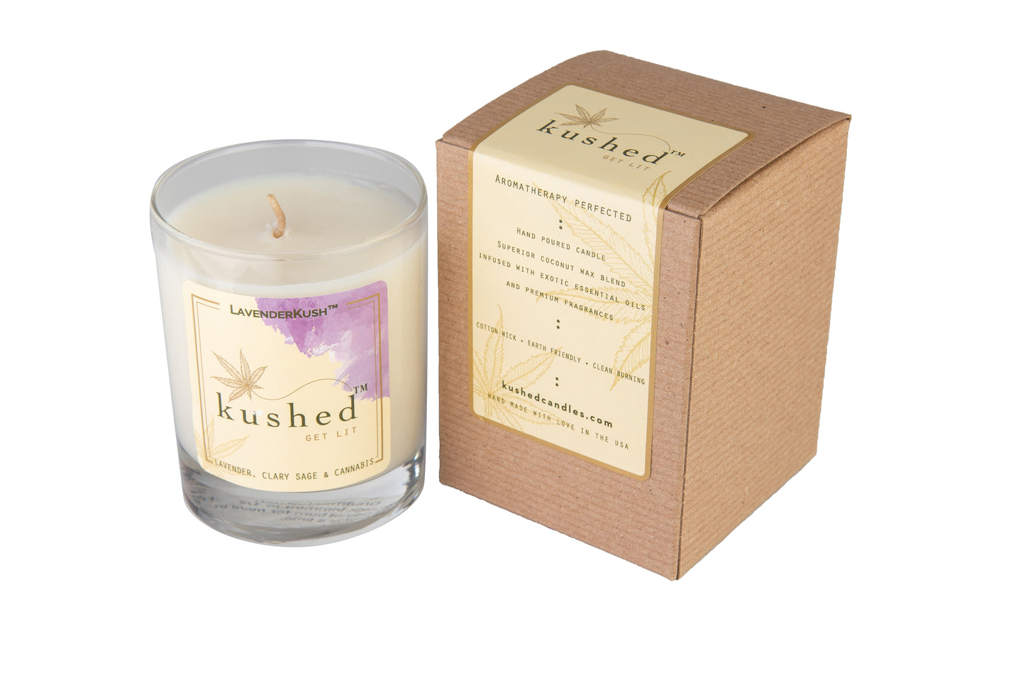 Lavender Kush Kushed Candles