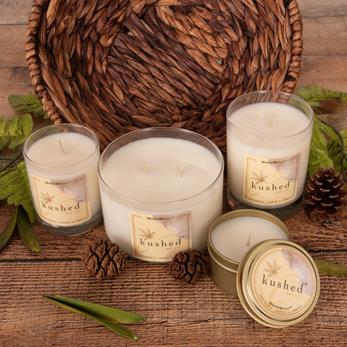 White Witch Kushed Candles